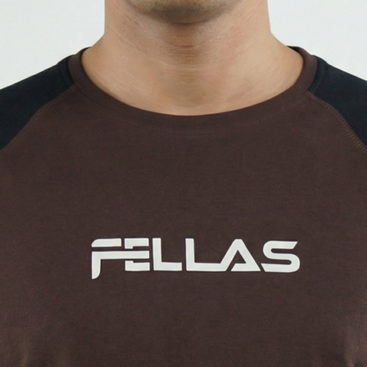 Fellas Full Sleeve Raglan T-Shirt - Coffee