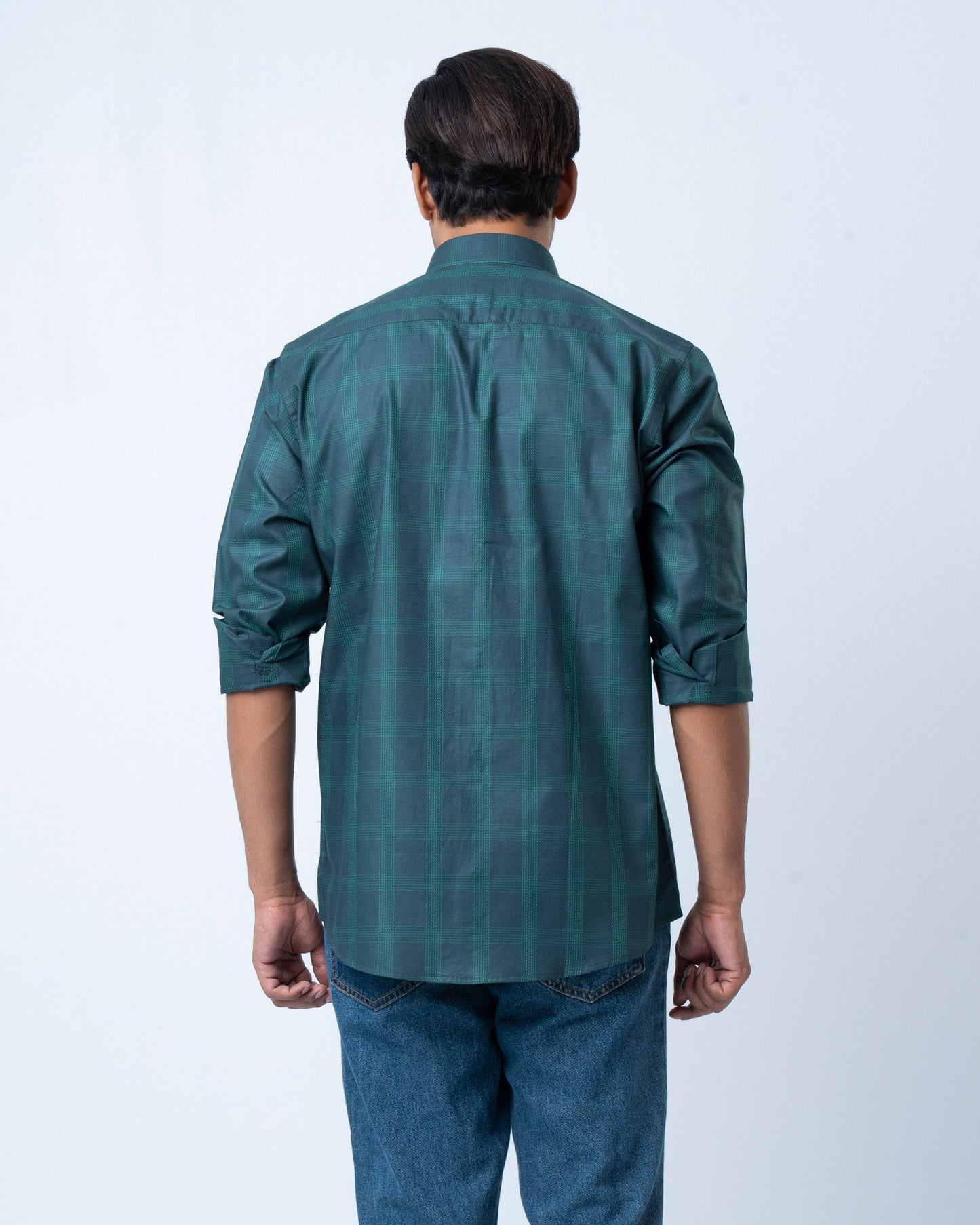 Men's Premium Casual Shirt - Jade Check