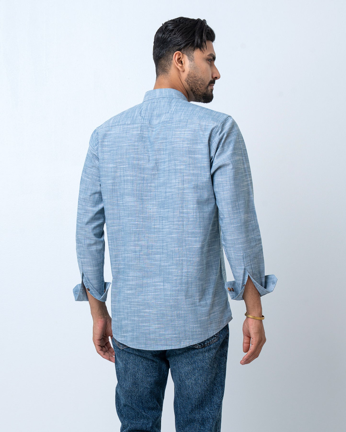 Men's Henley Katua - Sky Blue