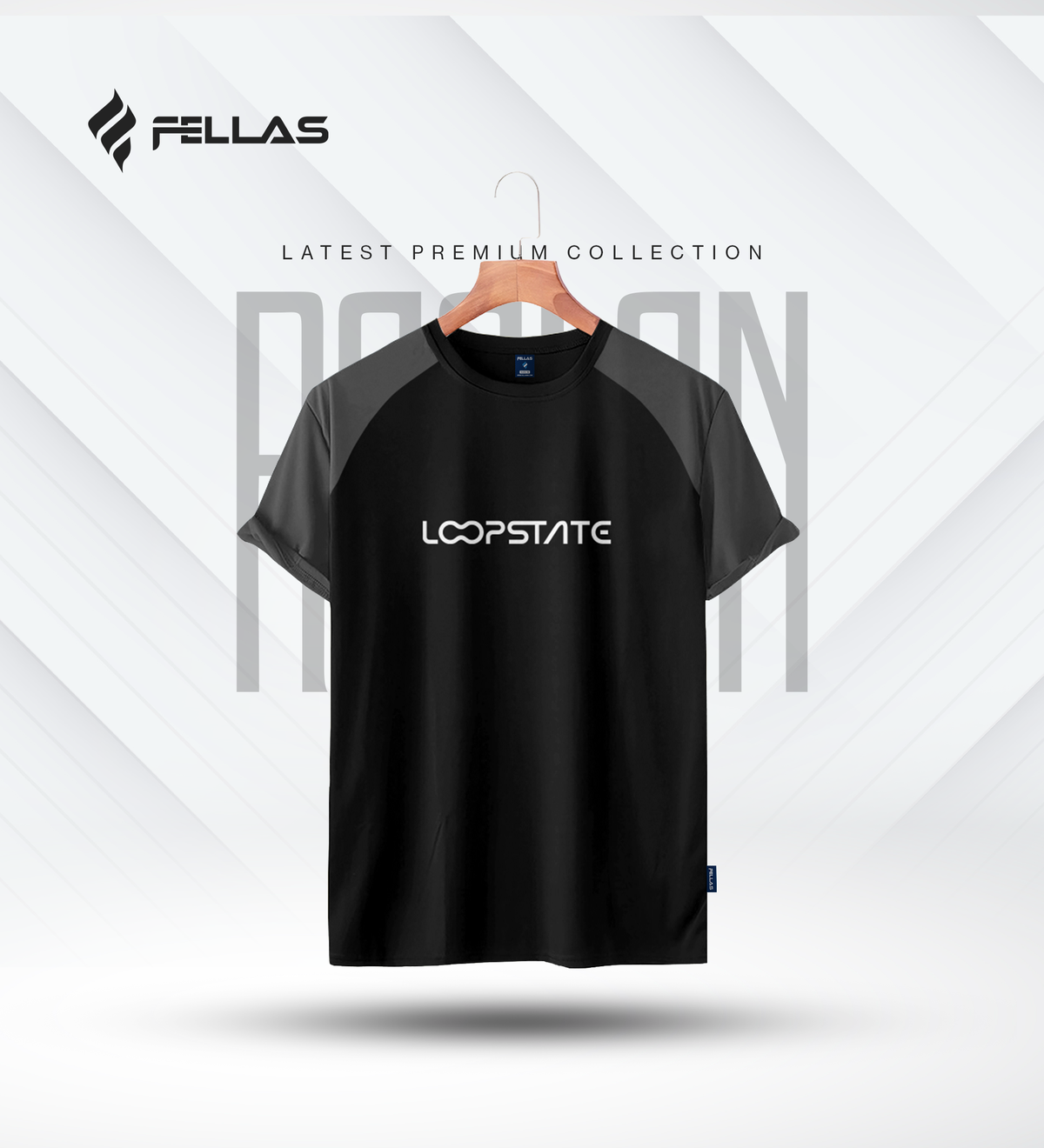 Fellas Men's Premium Half Sleeve Raglan - Loopstate