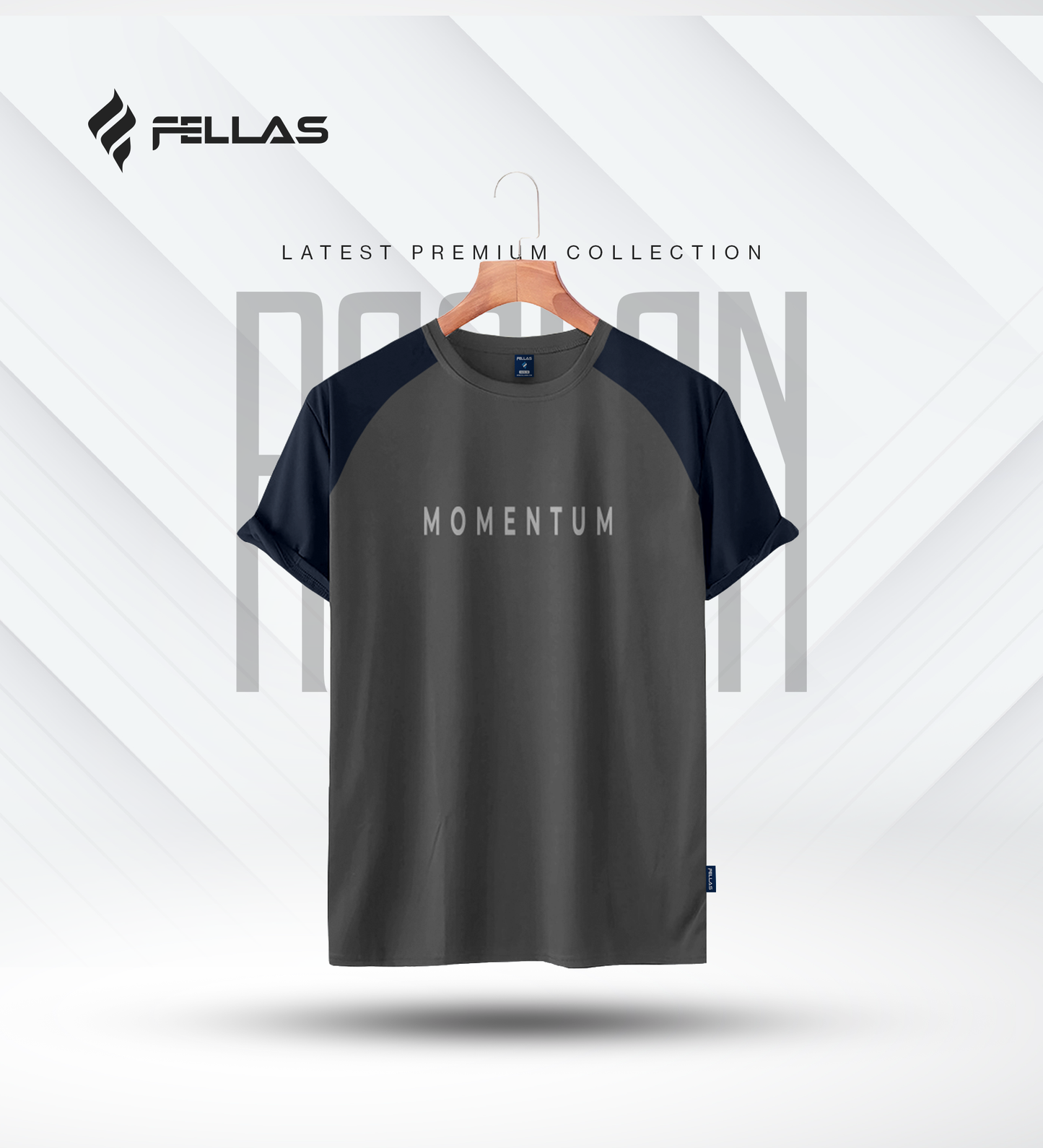 Fellas Men's Premium Half Sleeve Raglan - Momentum
