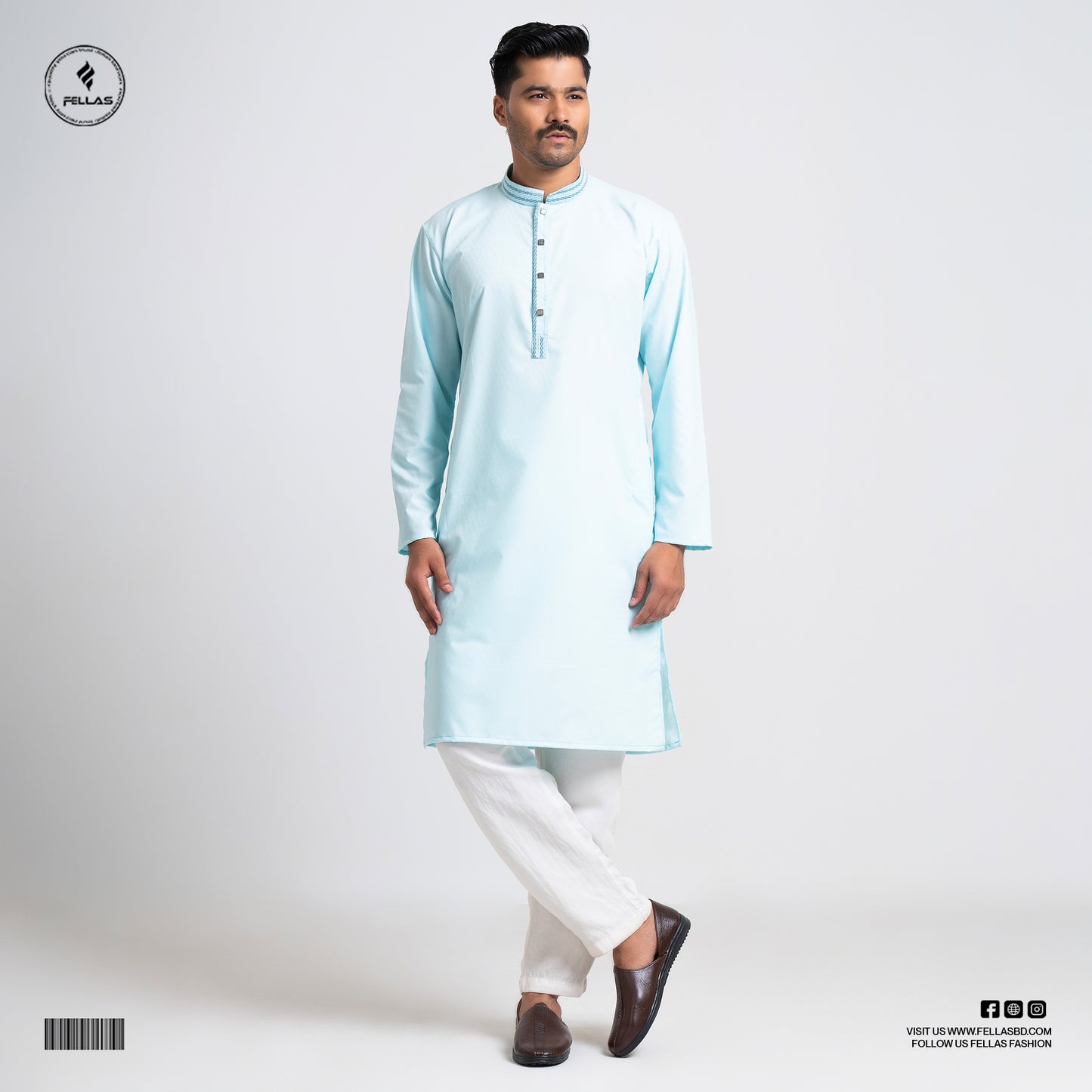 Premium Jacquard Cotton Panjabi -FF121