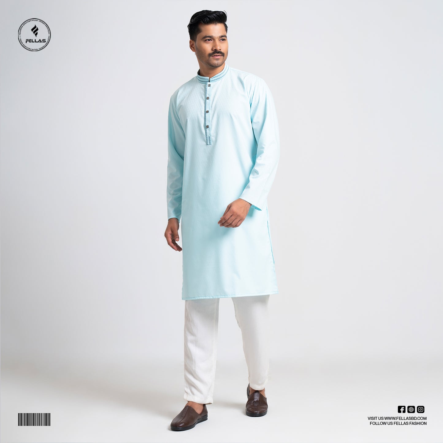Premium Jacquard Cotton Panjabi -FF121