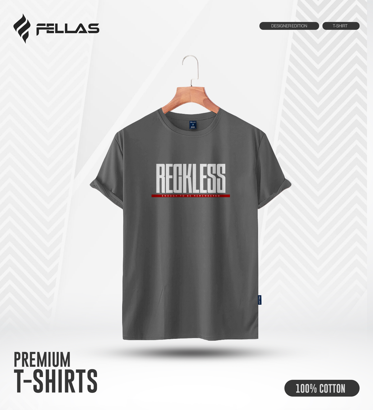 Men's Premium Half Sleeve T-Shirt - Reckless