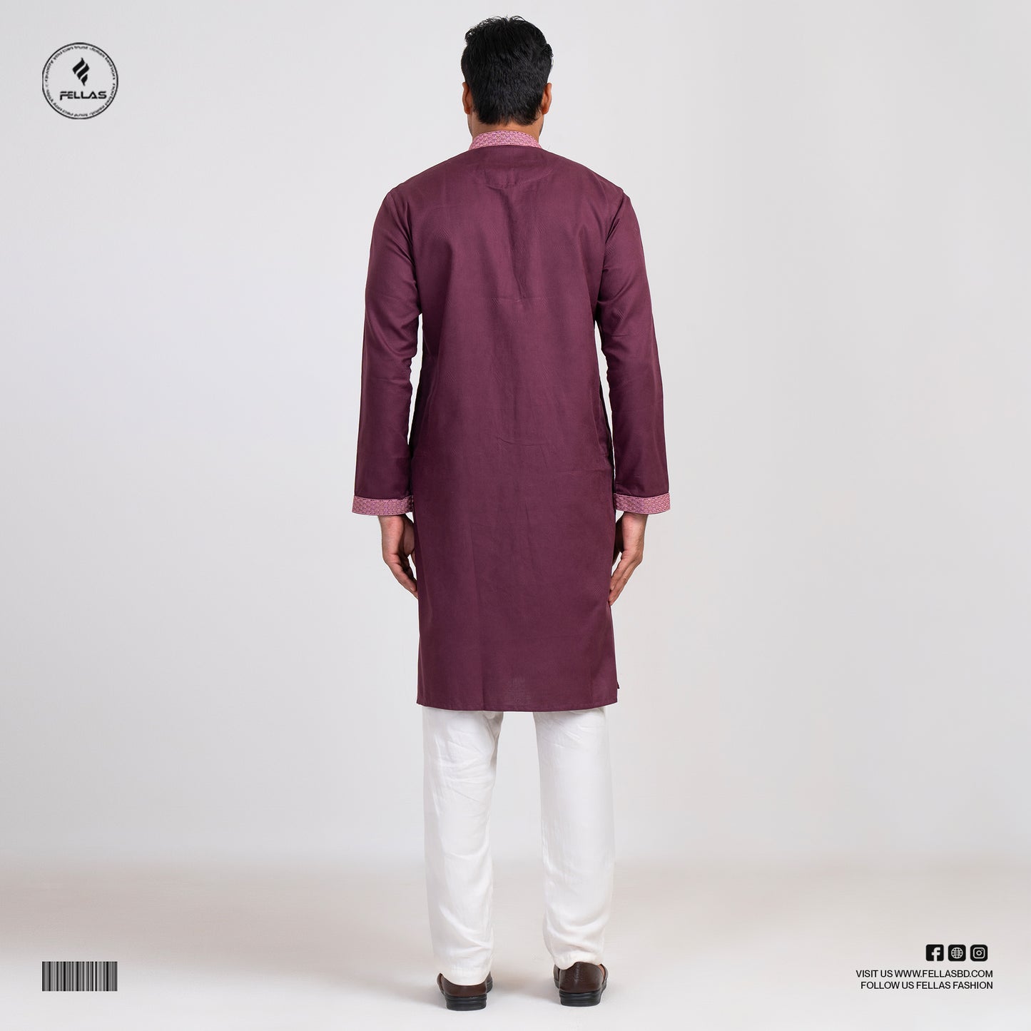 Premium Jacquard Cotton Panjabi - FF126