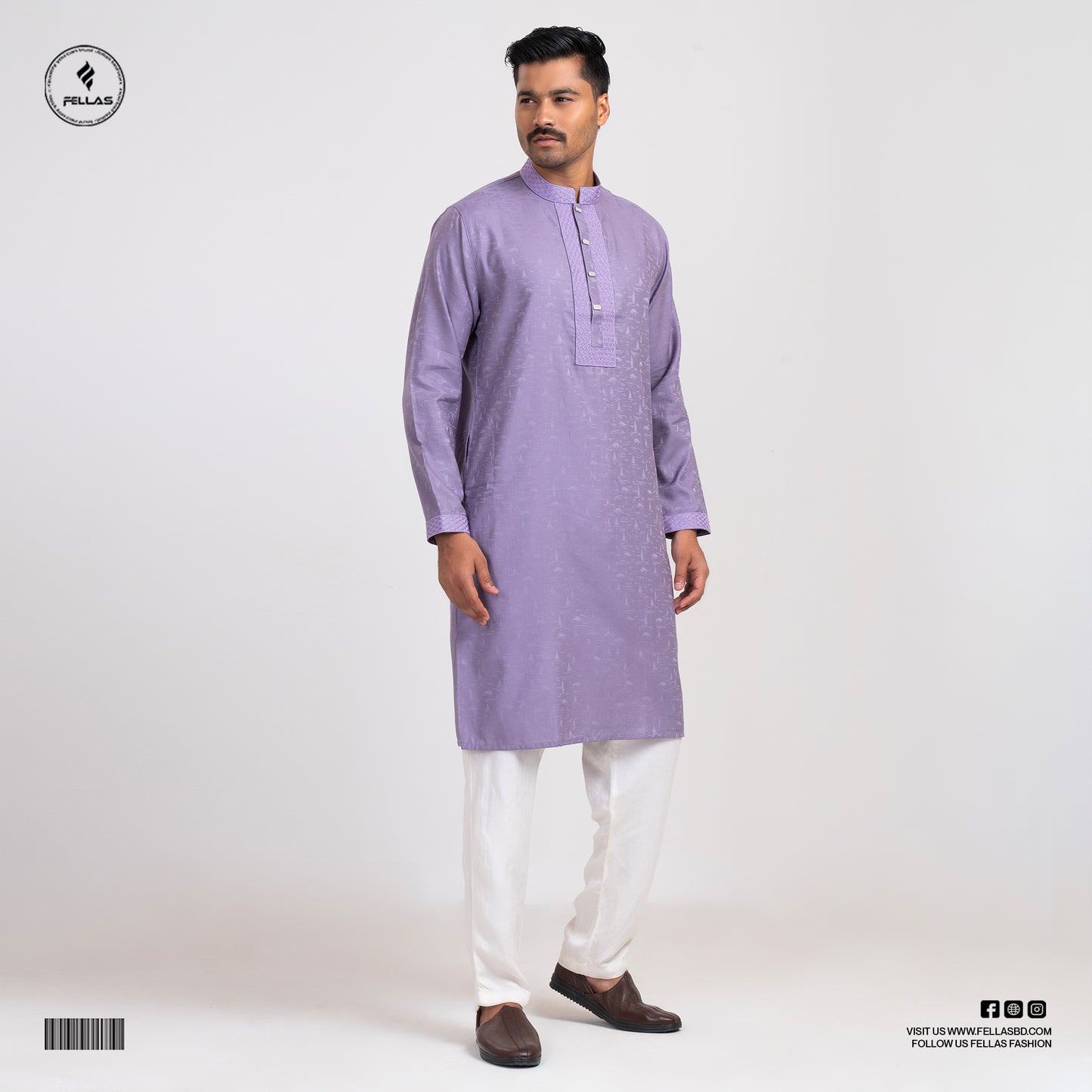 Premium Jacquard Cotton Panjabi - FF127