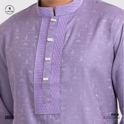 Premium Jacquard Cotton Panjabi - FF127