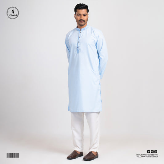Premium Jacquard Cotton Panjabi -FF123