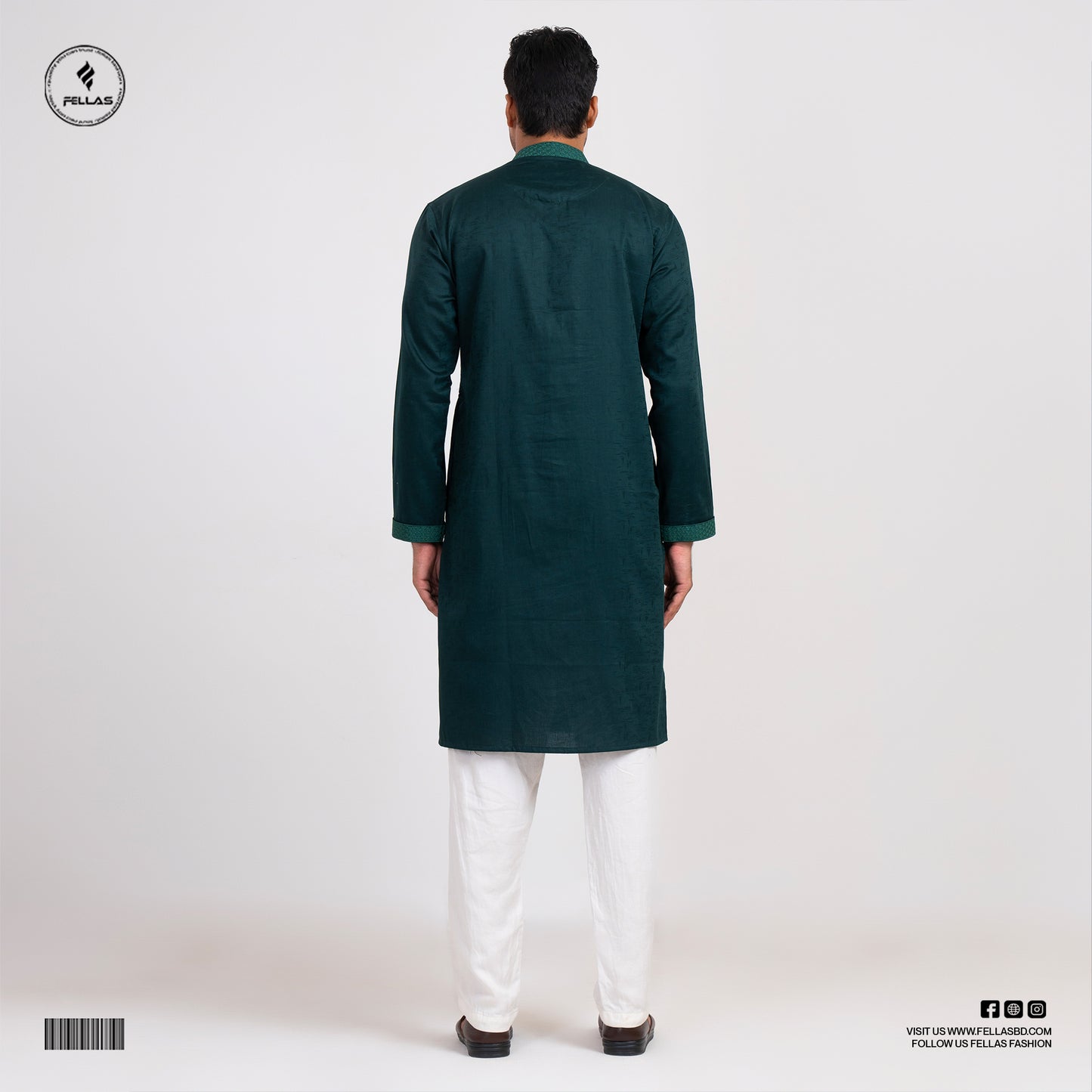 Premium Jacquard Cotton Panjabi - FF129