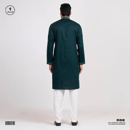 Premium Jacquard Cotton Panjabi - FF129