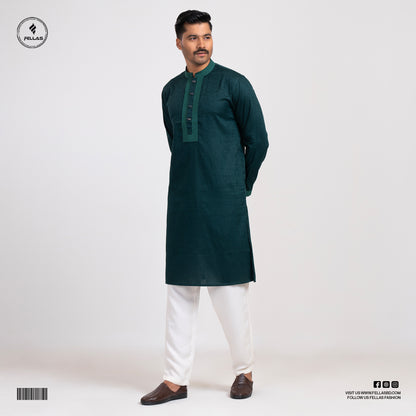 Premium Jacquard Cotton Panjabi - FF129