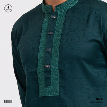 Premium Jacquard Cotton Panjabi - FF129