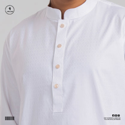 Luxury Jacquard Cotton Panjabi - FF305