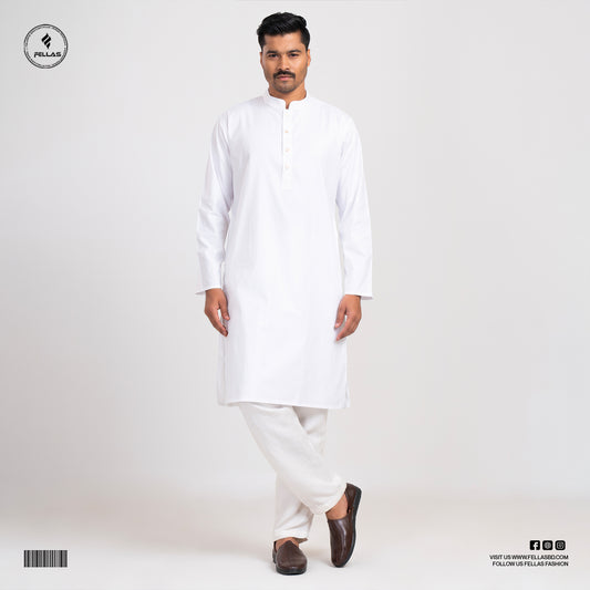 Luxury Jacquard Cotton Panjabi - FF305