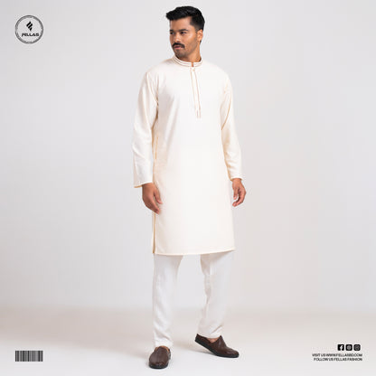 Premium Jacquard Cotton Panjabi -FF122