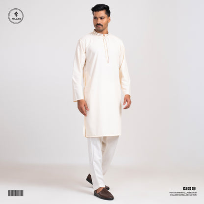 Premium Jacquard Cotton Panjabi -FF122