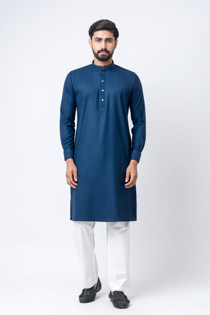 Luxury Embroidered Panjabi - Royal Blue