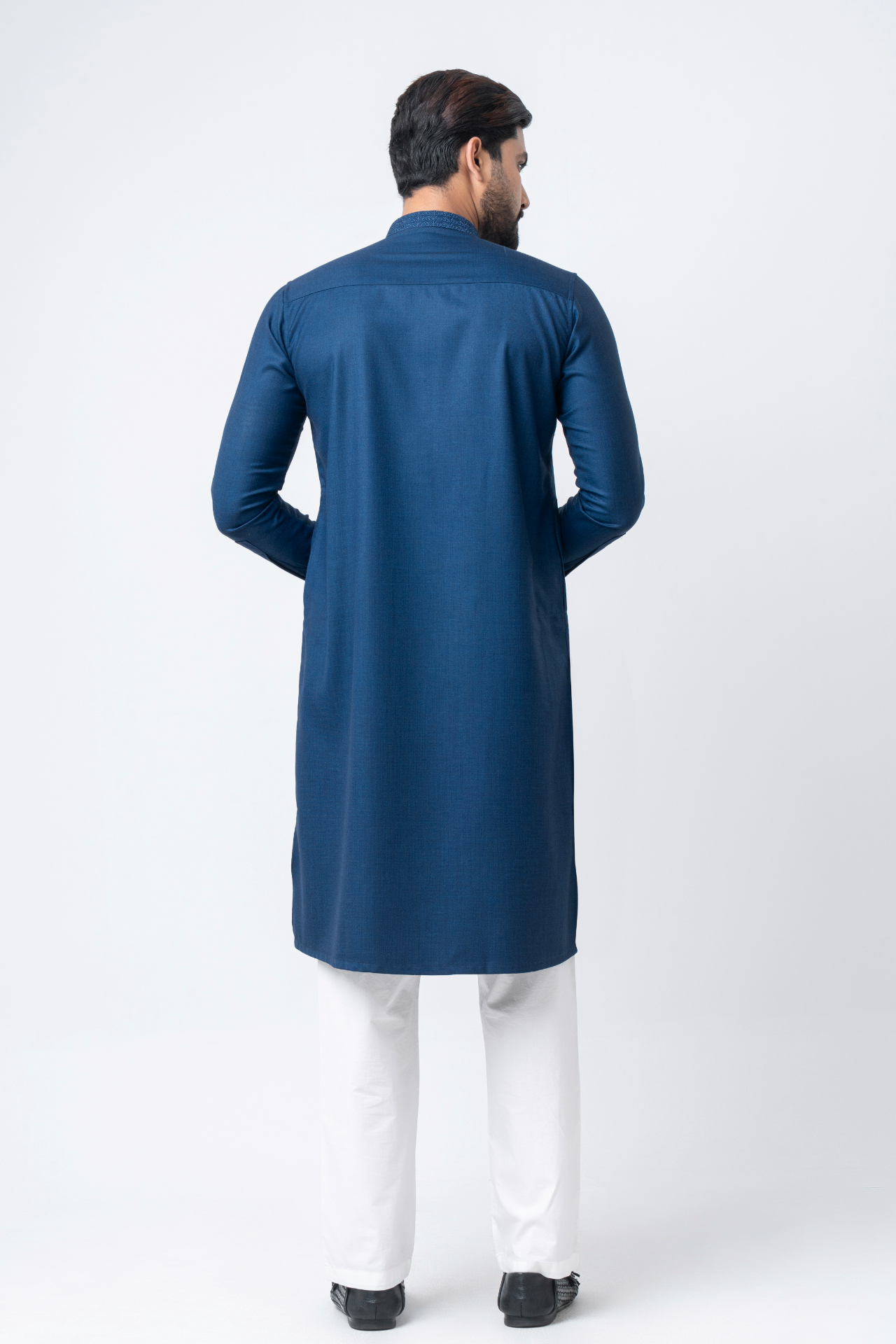 Luxury Embroidered Panjabi - Royal Blue