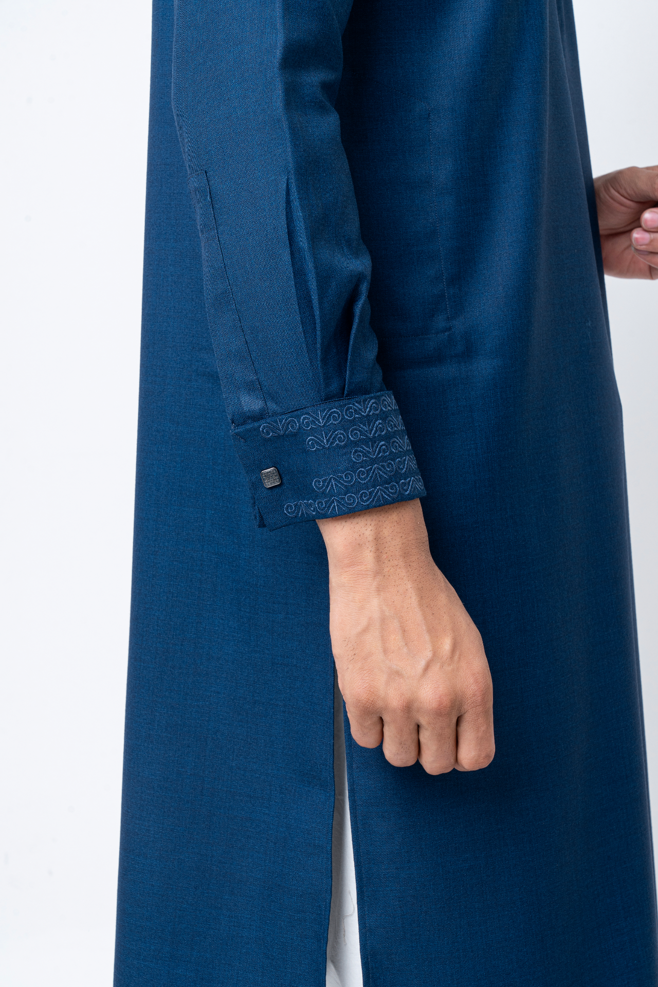 Luxury Embroidered Panjabi - Royal Blue