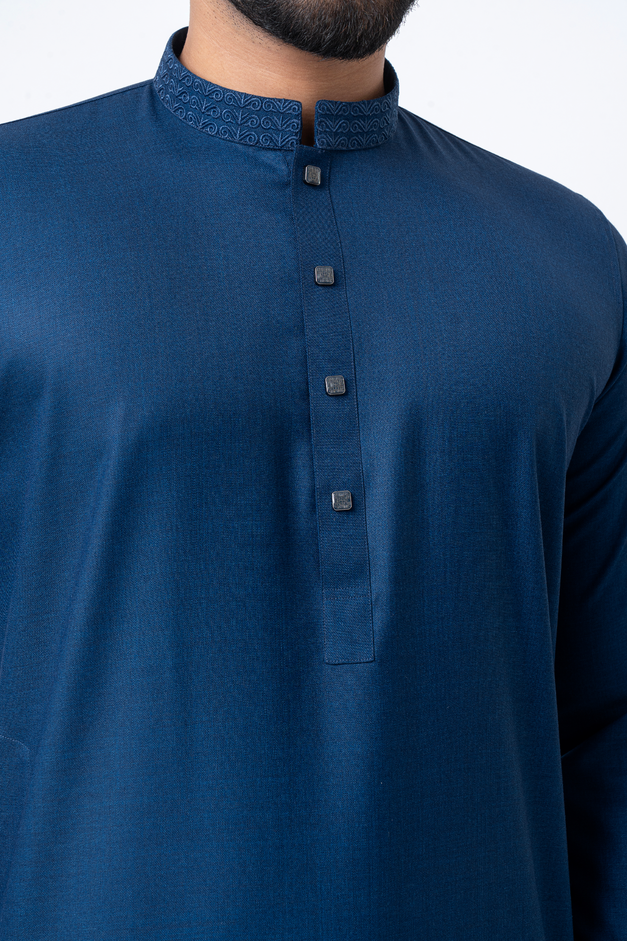 Luxury Embroidered Panjabi - Royal Blue