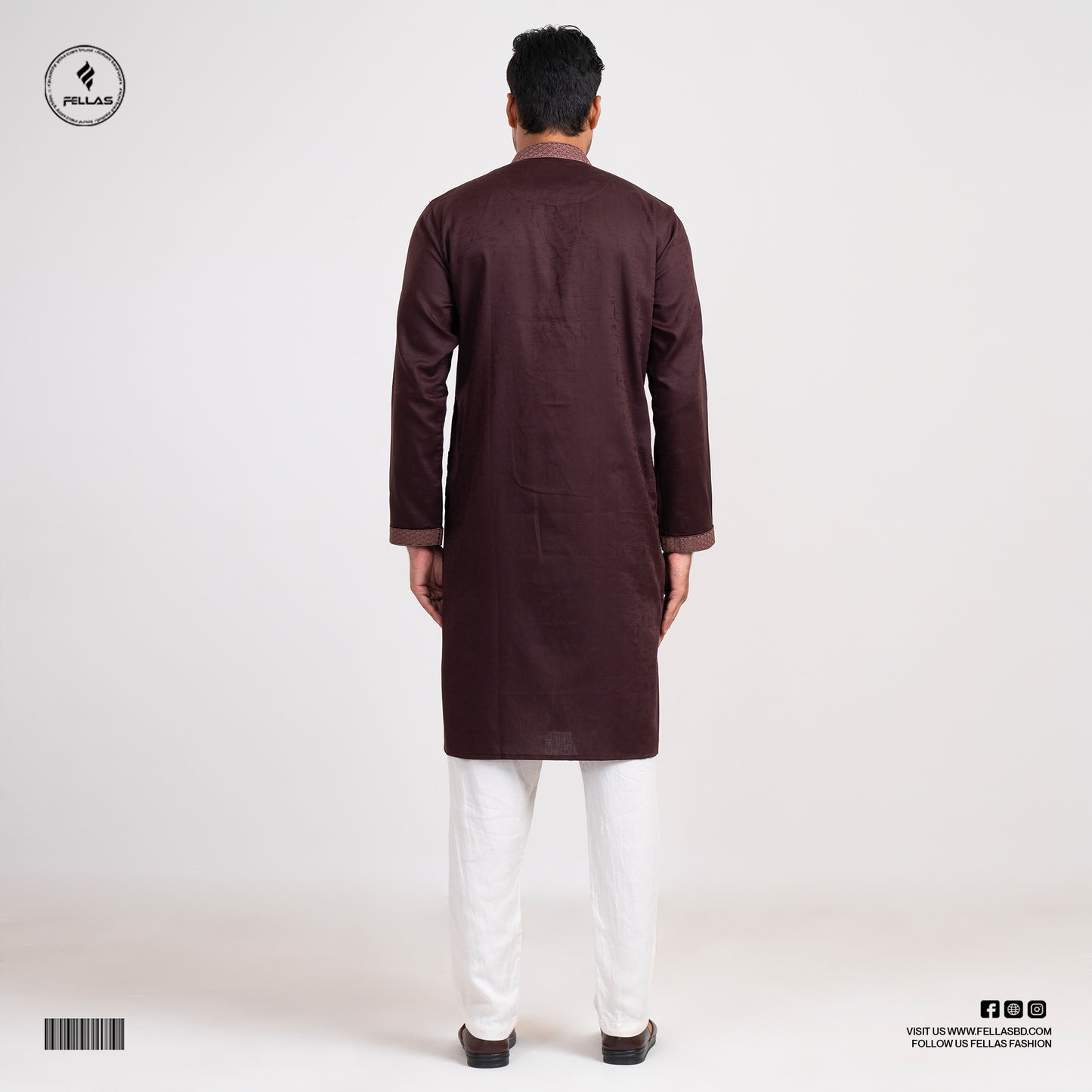 Premium Jacquard Cotton Panjabi - FF128