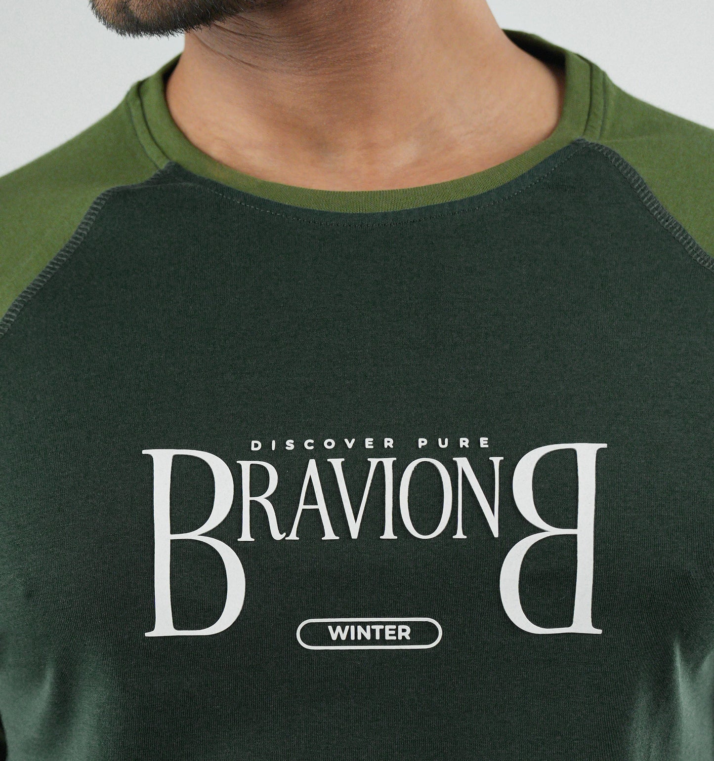 Men's Full Sleeve Raglan T-Shirt - Bravion
