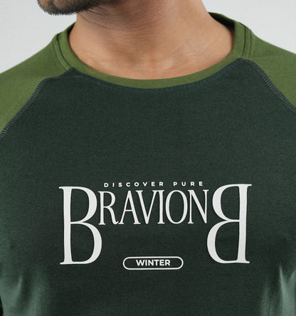 Men's Full Sleeve Raglan T-Shirt - Bravion