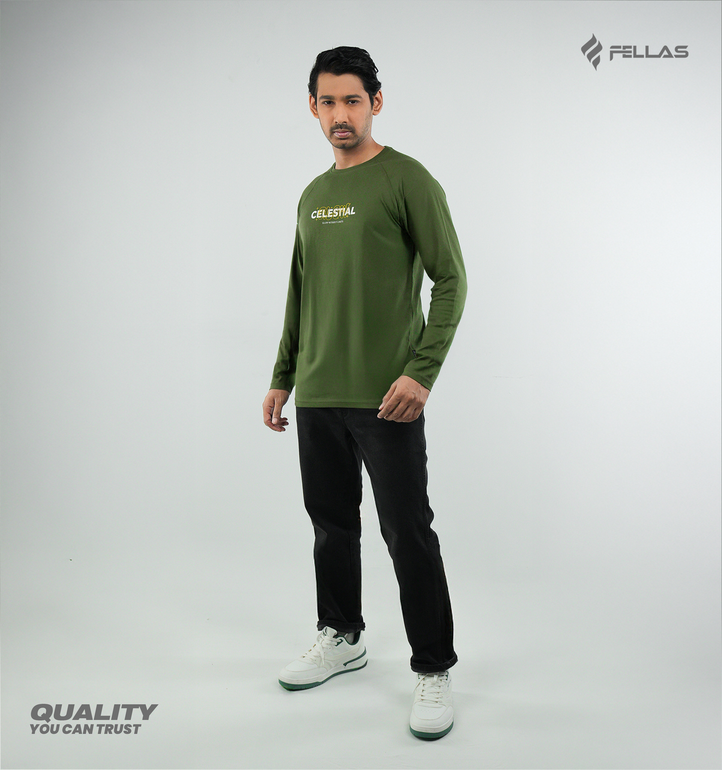Men's Premium Full Sleeve T-Shirt - Celestial Glow