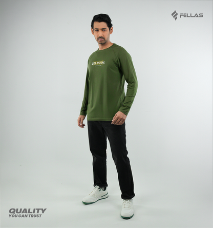 Men's Premium Full Sleeve T-Shirt - Celestial Glow