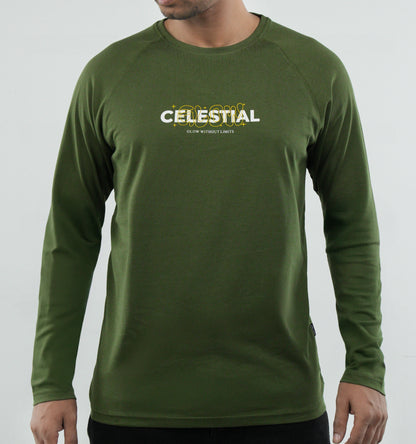 Men's Premium Full Sleeve T-Shirt - Celestial Glow