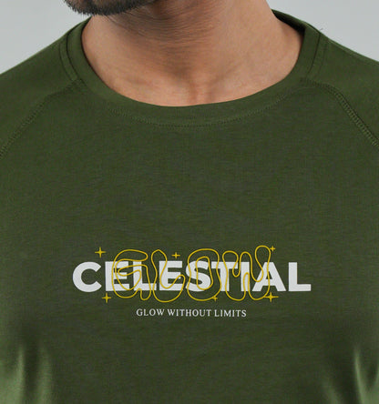 Men's Premium Full Sleeve T-Shirt - Celestial Glow
