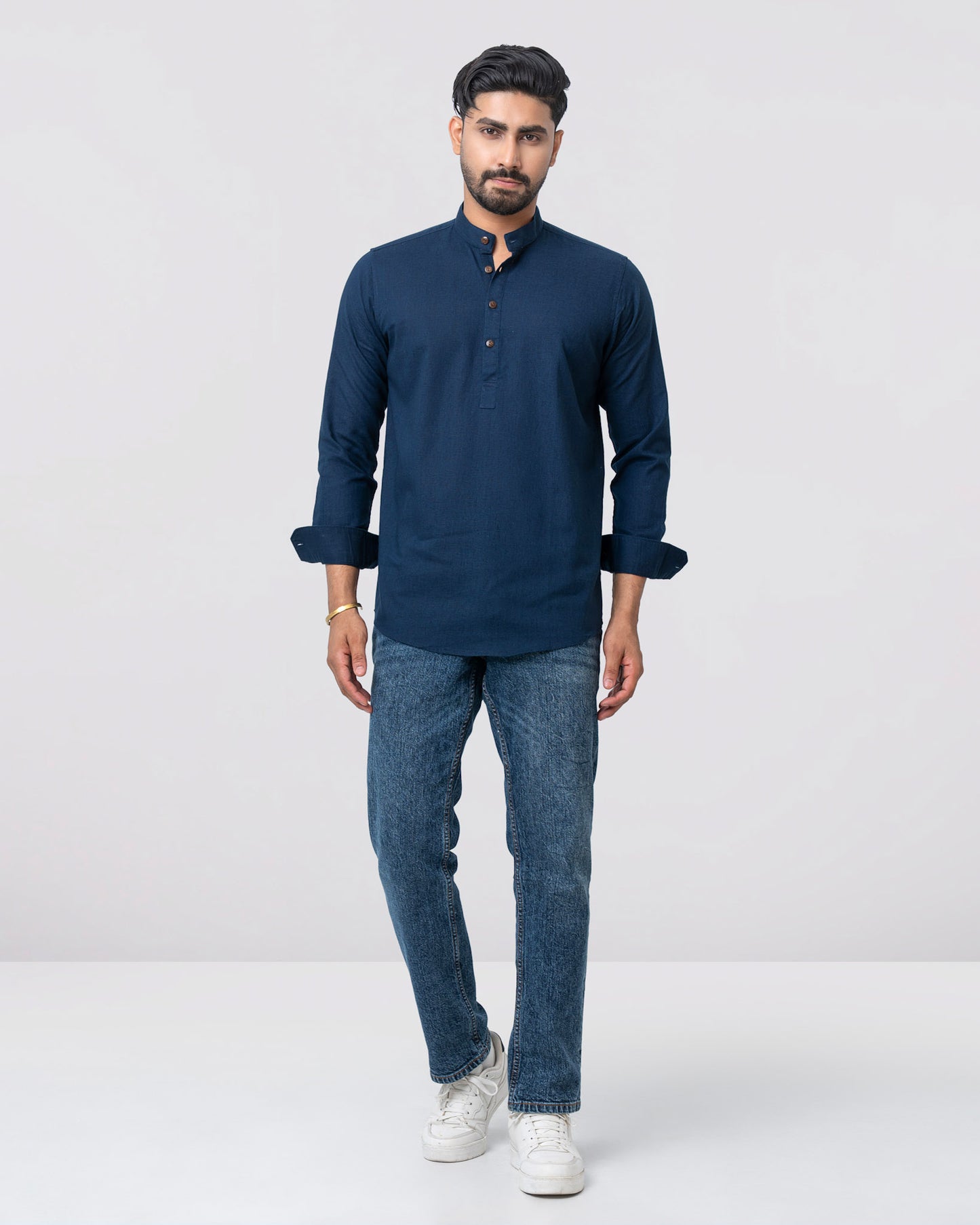 Men's Henley Katua - Navy