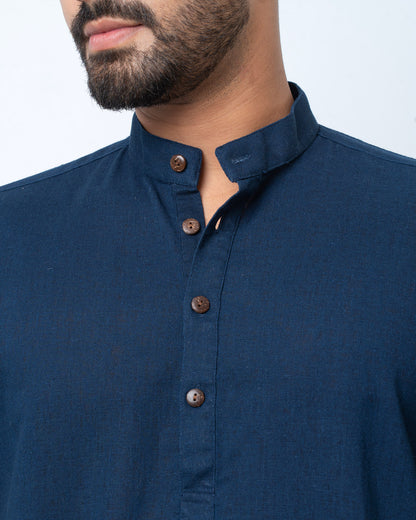 Men's Henley Katua - Navy