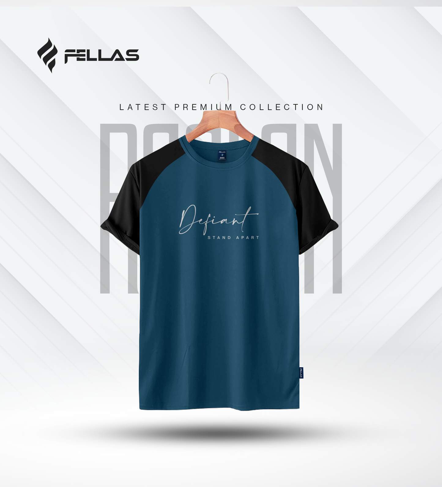 Fellas Men's Premium Half Sleeve Raglan - Defiant