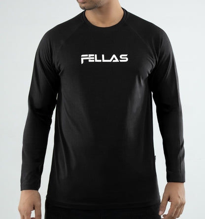 Fellas Full Sleeve T-Shirt - Black