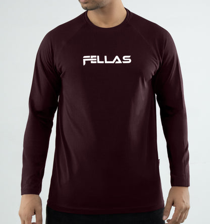 Fellas Full Sleeve T-Shirt - Maroon