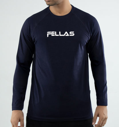 Fellas Full Sleeve T-Shirt - Navy