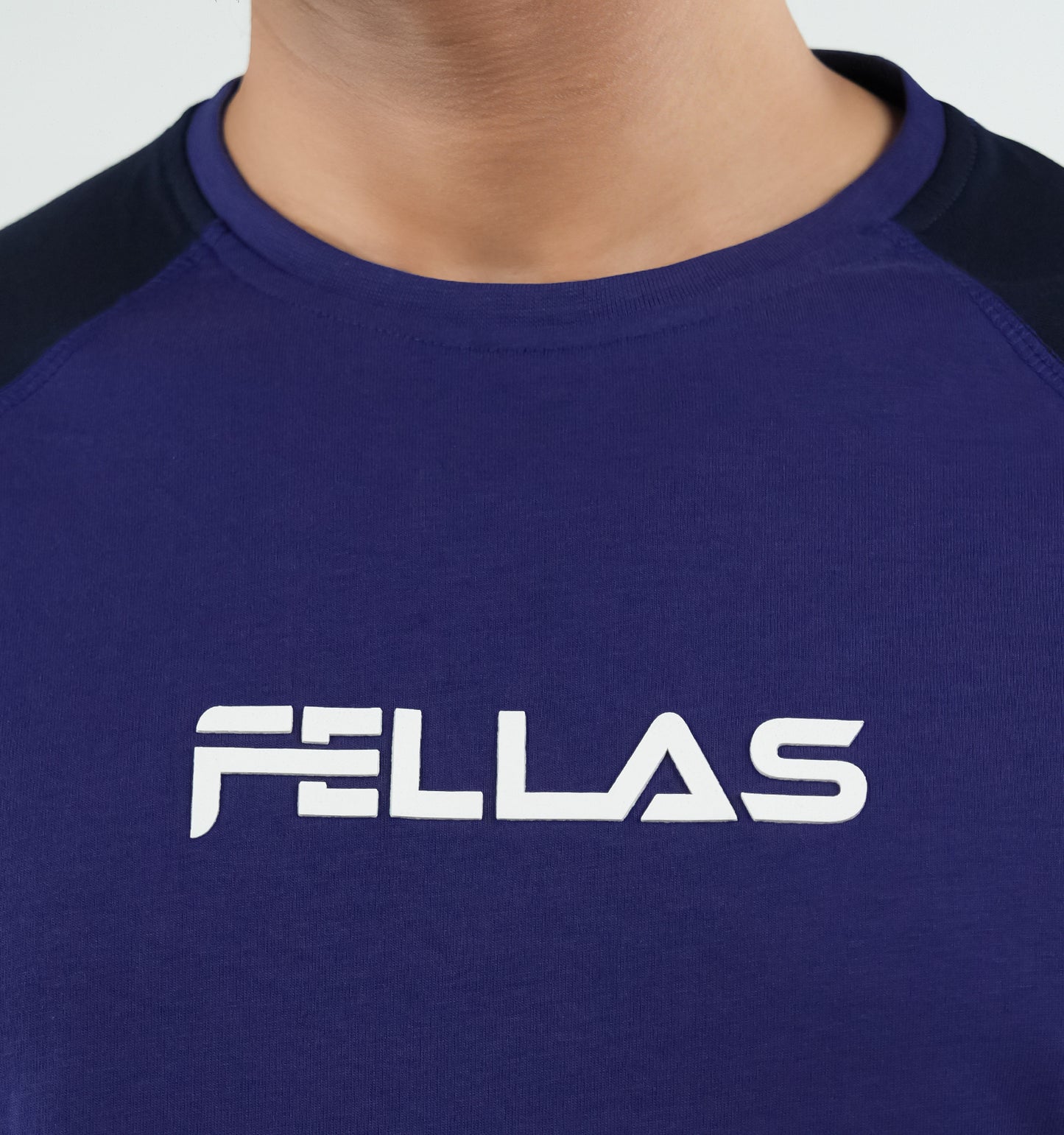 Fellas Full Sleeve Raglan T-Shirt - Navy Blue