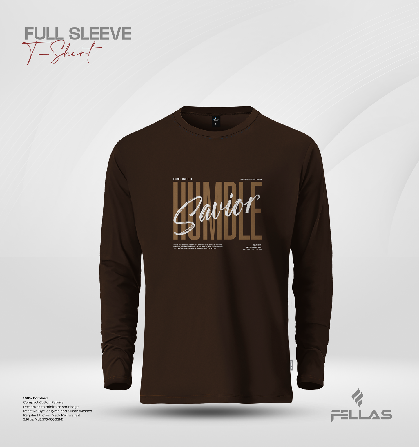 Men's Premium Full Sleeve T-Shirt - Humble Savior