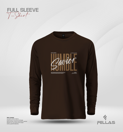 Men's Premium Full Sleeve T-Shirt - Humble Savior