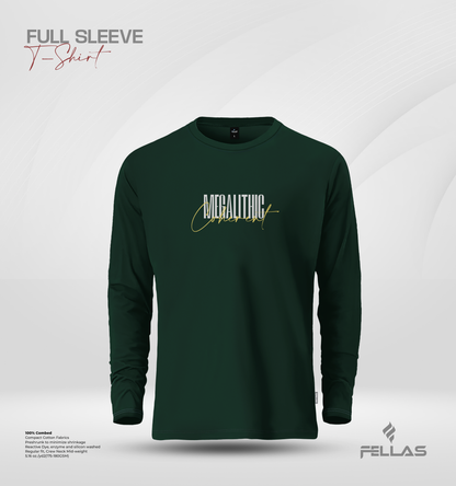 Men's Premium Full Sleeve T-Shirt - Megalithic Coherent