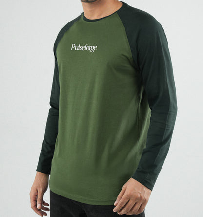 Men's Full Sleeve Raglan T-Shirt - Pulseforge
