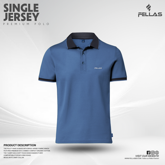 Premium Single Jersey Cotton Polo T-Shirt - Patrol