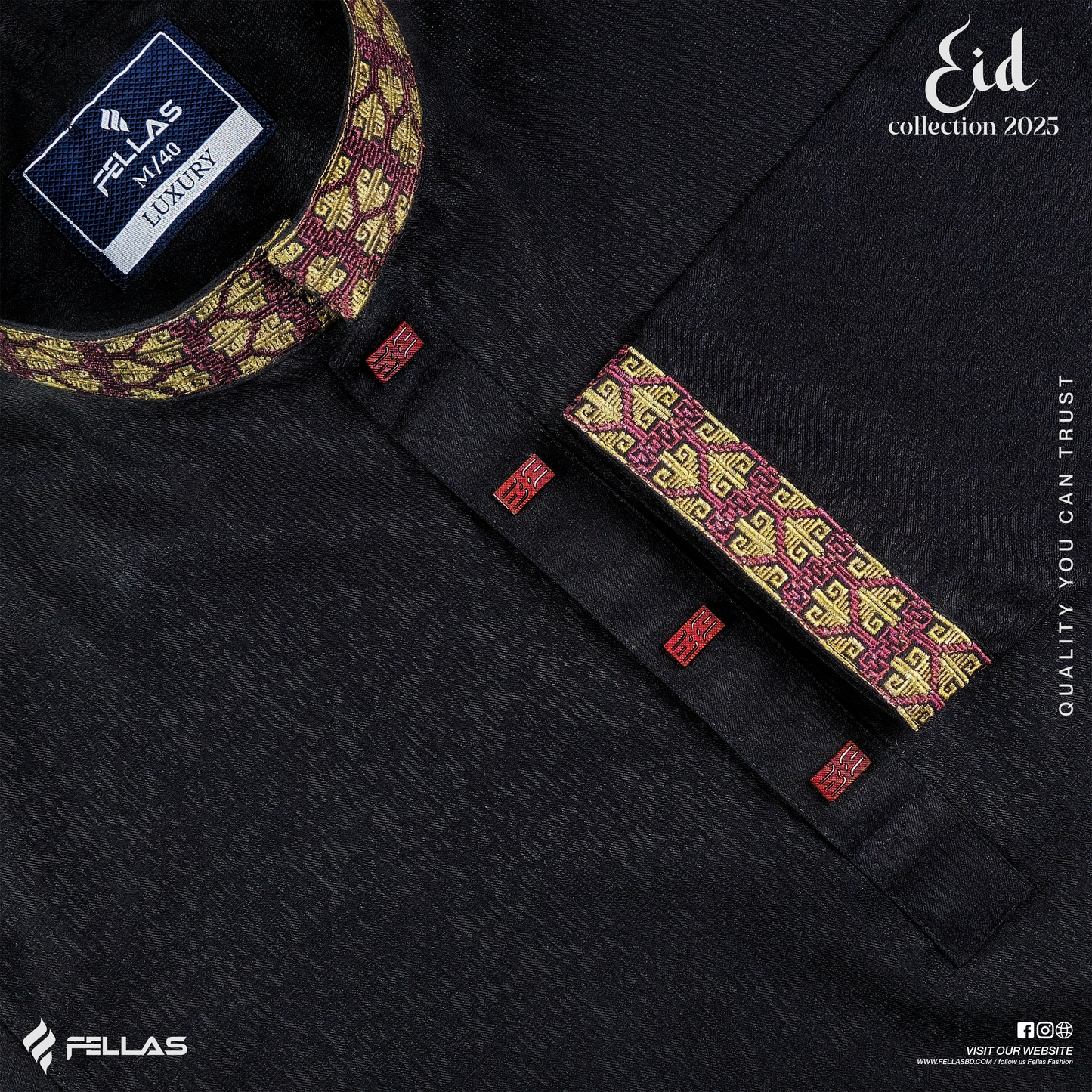 Luxury Jacquard Panjabi - FF302