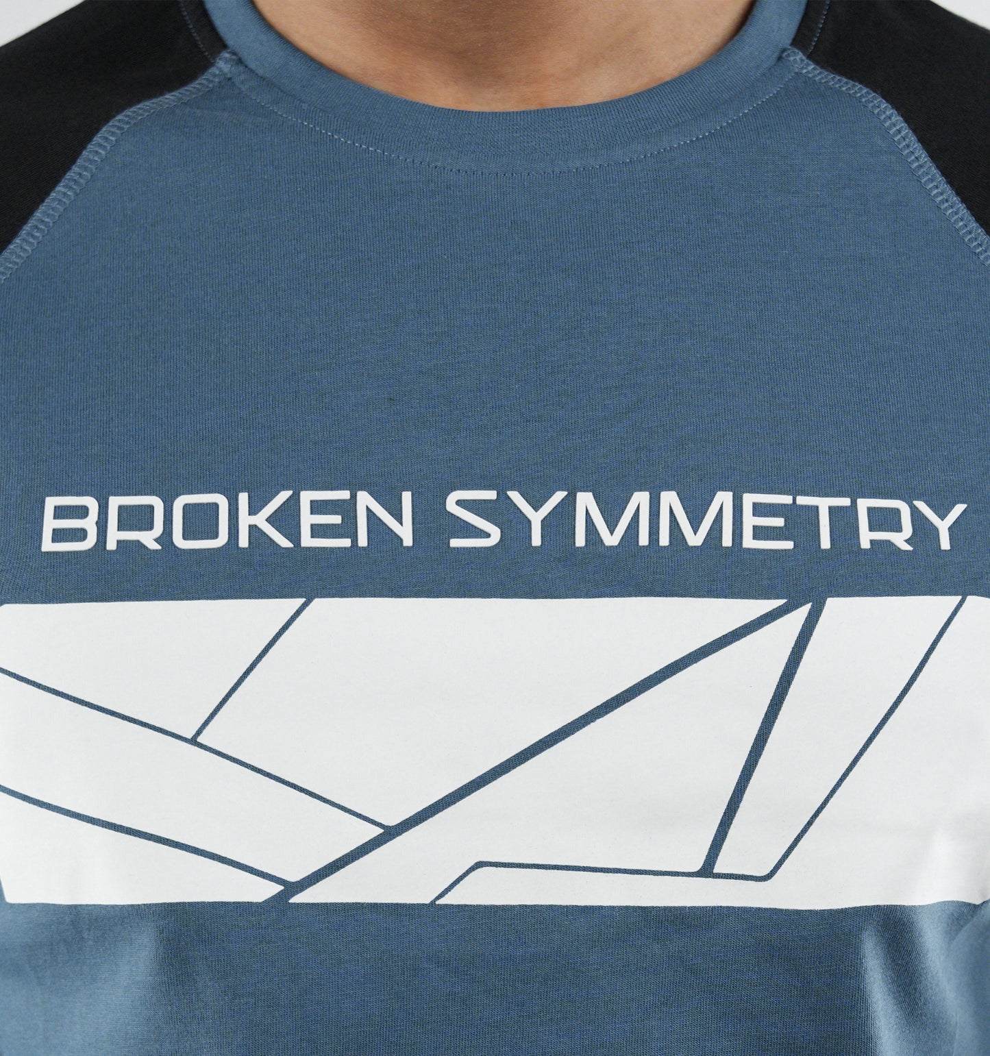 Men's Full Sleeve Raglan T-Shirt - Broken Symmetry