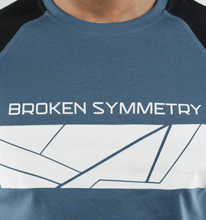 Men's Full Sleeve Raglan T-Shirt - Broken Symmetry