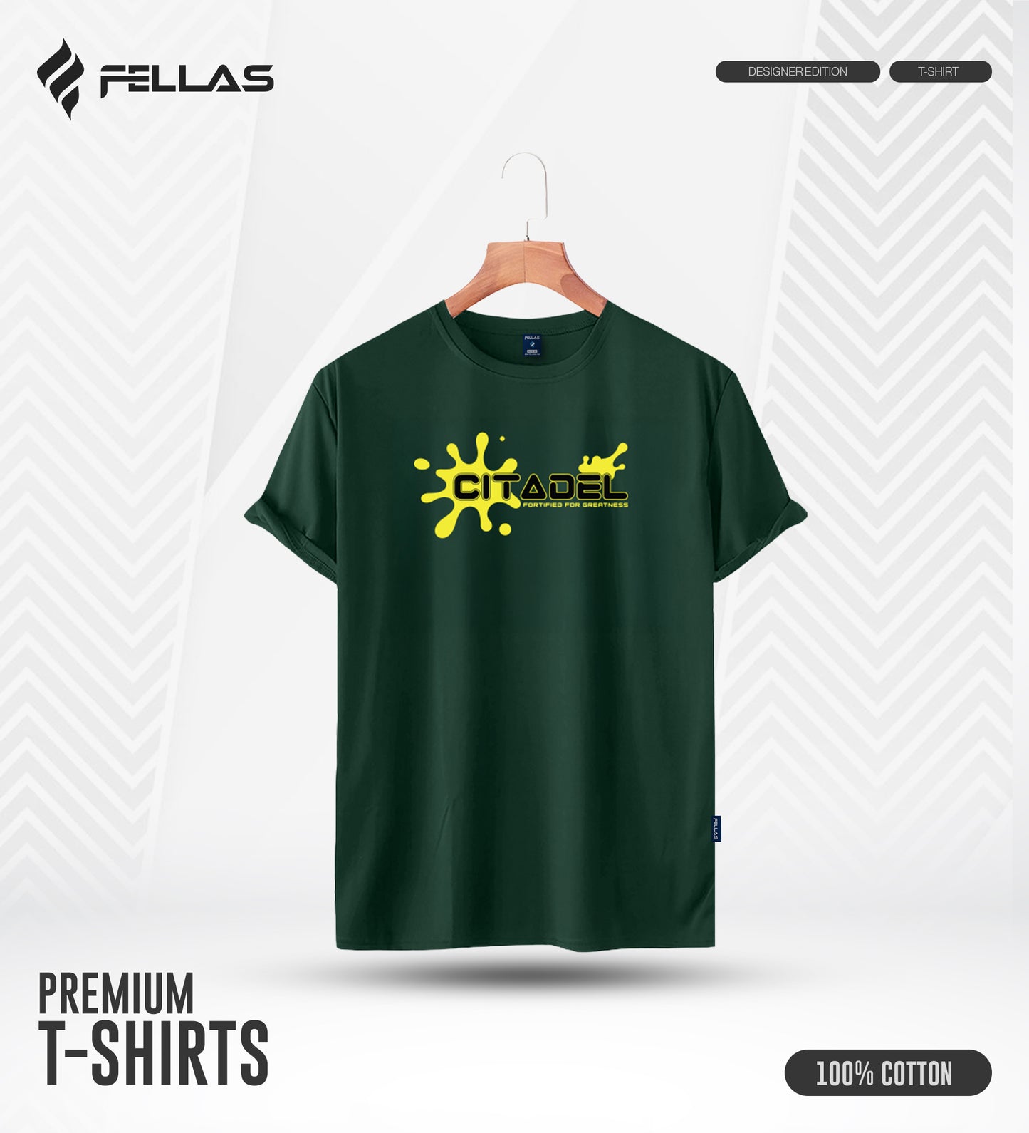 Men's Premium Half Sleeve T-Shirt - Citadel