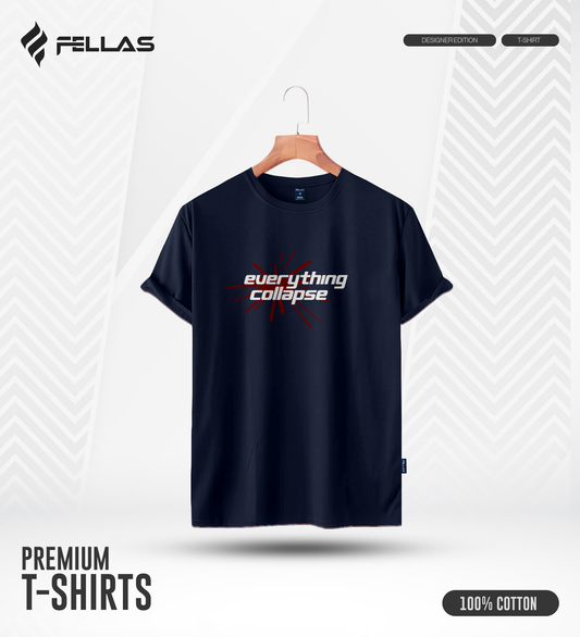 Men's Premium Half Sleeve T-Shirt - Everything Collapse