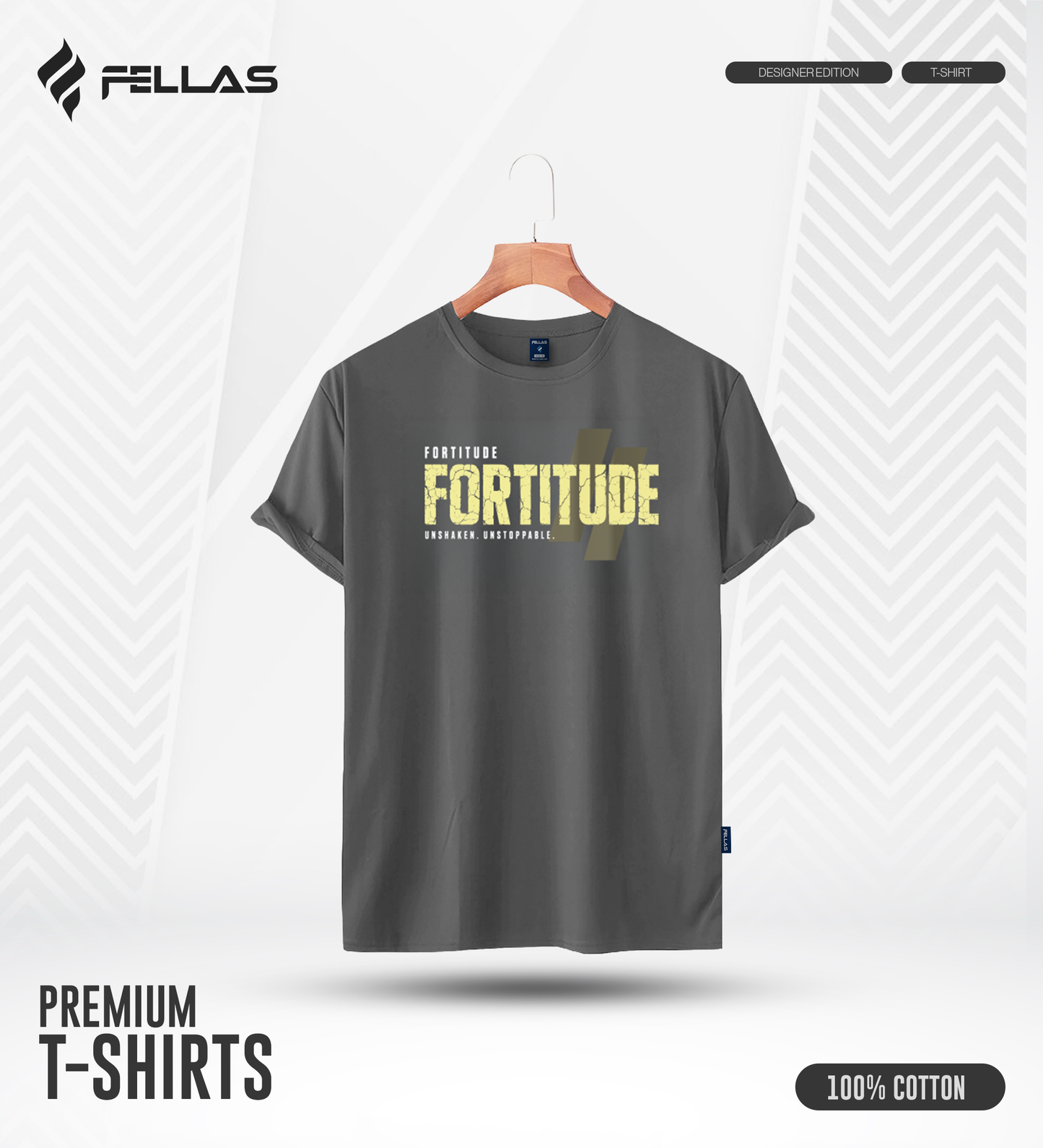 Men's Premium Half Sleeve T-Shirt - Fortitude