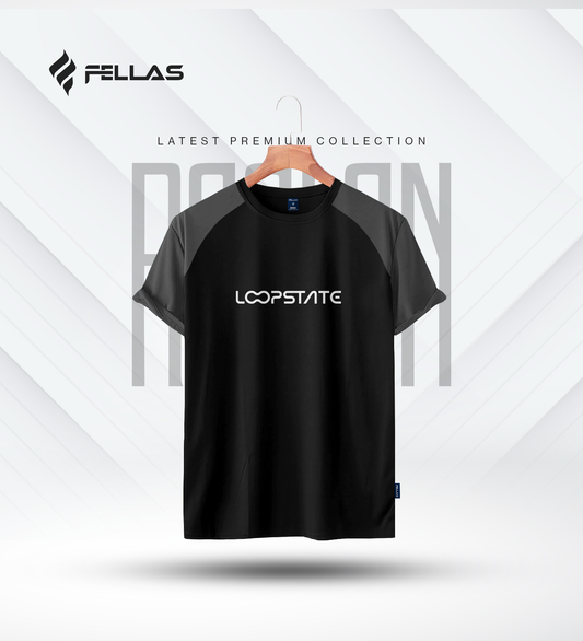 Fellas Men's Premium Half Sleeve Raglan - Loopstate